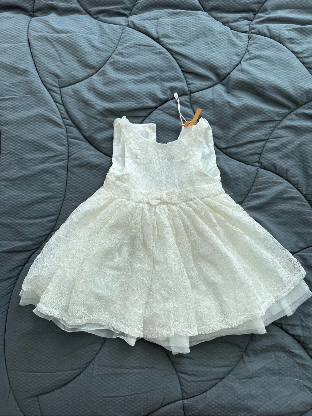 ORCHESTRA Baby girl 12M/74 cm Ivory Lace Tulle Formal Dress - like new!